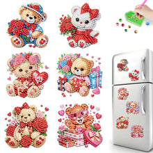 Load image into Gallery viewer, 6Pcs Diamond Painting Refrigerator Magnets Diamond Art Kits Diamond Art Magnets
