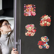 Load image into Gallery viewer, 6Pcs Diamond Painting Refrigerator Magnets Diamond Art Kits Diamond Art Magnets
