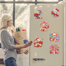 Load image into Gallery viewer, 6Pcs Diamond Painting Refrigerator Magnets Diamond Art Kits Diamond Art Magnets
