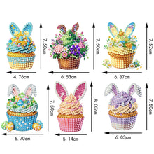 Load image into Gallery viewer, 6Pcs Diamond Painting Refrigerator Magnets Diamond Art Kits Diamond Art Magnets
