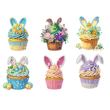 Load image into Gallery viewer, 6Pcs Diamond Painting Refrigerator Magnets Diamond Art Kits Diamond Art Magnets
