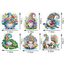 Load image into Gallery viewer, 6Pcs Diamond Painting Refrigerator Magnets Diamond Art Kits Diamond Art Magnets
