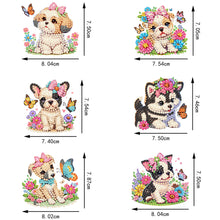 Load image into Gallery viewer, 6Pcs Diamond Painting Refrigerator Magnets Diamond Art Kits Diamond Art Magnets
