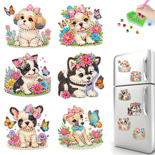 Load image into Gallery viewer, 6Pcs Diamond Painting Refrigerator Magnets Diamond Art Kits Diamond Art Magnets
