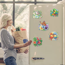 Load image into Gallery viewer, 5Pcs Diamond Painting Refrigerator Magnets Diamond Art Kits for Adults Beginners
