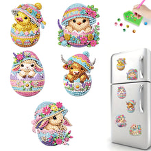 Load image into Gallery viewer, 5Pcs Diamond Painting Refrigerator Magnets Diamond Art Kits for Adults Beginners
