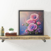 Load image into Gallery viewer, Diamond Painting - Full Round - Pink poppy (30*30CM)

