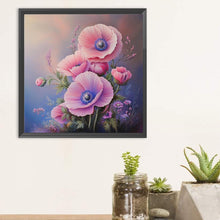 Load image into Gallery viewer, Diamond Painting - Full Round - Pink poppy (30*30CM)
