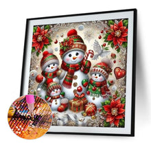 Load image into Gallery viewer, Diamond Painting - Full Round - Snowman (40*40CM)
