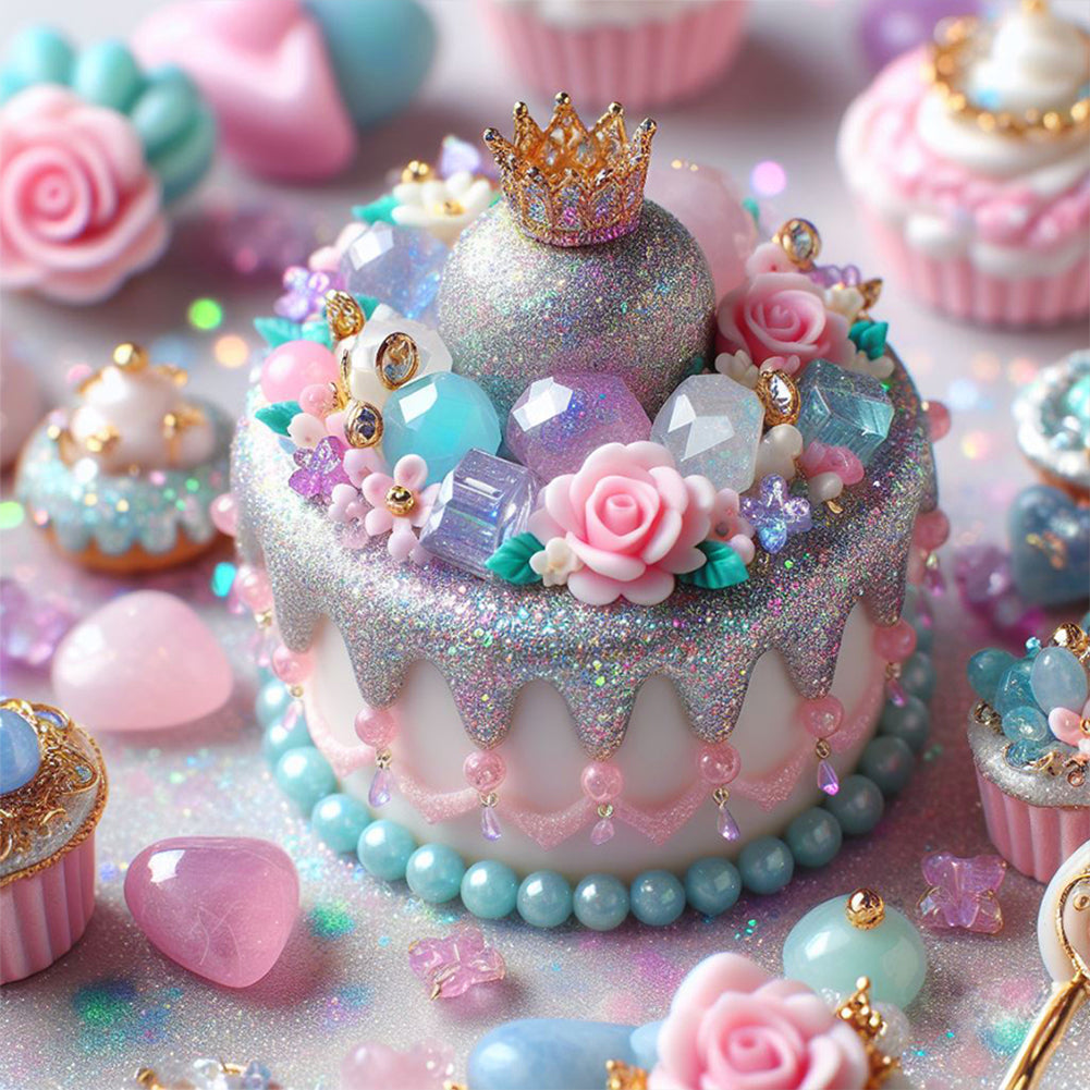 Diamond Painting - Full Round - Crystal cake (30*30CM)