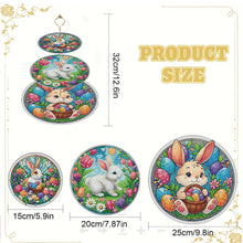 Load image into Gallery viewer, 3 Tier Acrylic Diamond Cupcake Stand Tower 5D DIY Diamond Painting Serving Tray
