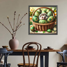 Load image into Gallery viewer, Diamond Painting - Full Round - Easter four-leaf clover egg hedgehog (40*40CM)
