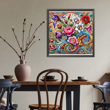 Load image into Gallery viewer, Diamond Painting - Full Round - Hundred flowers (40*40CM)
