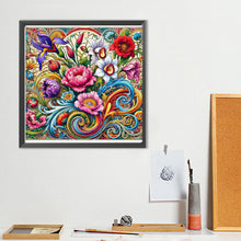 Load image into Gallery viewer, Diamond Painting - Full Round - Hundred flowers (40*40CM)
