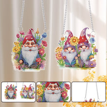 Load image into Gallery viewer, 2pcs Cute Gnome Diamond Art Hanging Pendant 5D DIY Diamond Painting Dots Pendant
