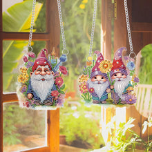 Load image into Gallery viewer, 2pcs Cute Gnome Diamond Art Hanging Pendant 5D DIY Diamond Painting Dots Pendant
