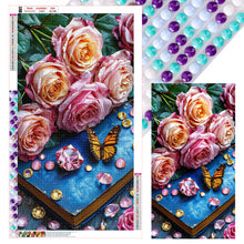 Load image into Gallery viewer, Diamond Painting - Full Round - Rose butterfly book (40*70CM)
