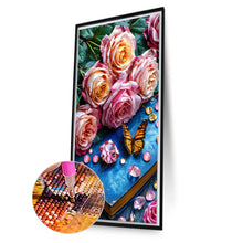 Load image into Gallery viewer, Diamond Painting - Full Round - Rose butterfly book (40*70CM)
