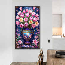 Load image into Gallery viewer, Diamond Painting - Full Round - Tulip vase (40*70CM)
