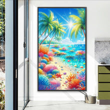 Load image into Gallery viewer, Diamond Painting - Full Round - Sandra Coconut Beach (40*70CM)
