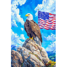 Load image into Gallery viewer, Diamond Painting - Full Round - American Flag Eagle (40*60CM)
