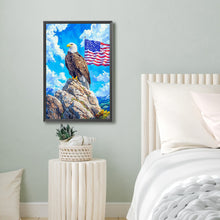 Load image into Gallery viewer, Diamond Painting - Full Round - American Flag Eagle (40*60CM)
