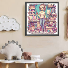 Load image into Gallery viewer, Diamond Painting - Full Round - Tailor Girl (40*40CM)
