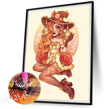 Load image into Gallery viewer, Diamond Painting - Full Round - Libra Girl (40*50CM)
