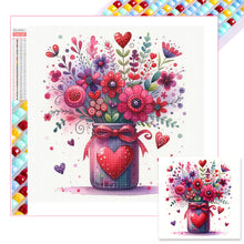 Load image into Gallery viewer, Diamond Painting - Full Square - Valentine&#39;s Day Flowers (30*30CM)
