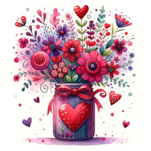 Load image into Gallery viewer, Diamond Painting - Full Square - Valentine&#39;s Day Flowers (30*30CM)
