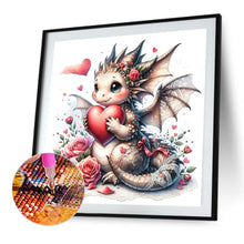 Load image into Gallery viewer, Diamond Painting - Full Square - Valentine&#39;s Day Dragon (30*30CM)
