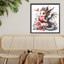 Load image into Gallery viewer, Diamond Painting - Full Square - Valentine&#39;s Day Dragon (30*30CM)
