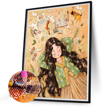 Load image into Gallery viewer, AB Diamond Painting - Full Round - Doodle fantasy girl (40*50CM)

