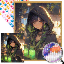 Load image into Gallery viewer, AB Diamond Painting - Full Round - Potion girl (40*50CM)

