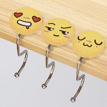 Load image into Gallery viewer, 3Pcs Cute Cartoon Rhinestone Painting Keychain Hanger Diamond Painting Art Hooks
