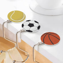 Load image into Gallery viewer, 3Pcs Cute Cartoon Rhinestone Painting Keychain Hanger Diamond Painting Art Hooks
