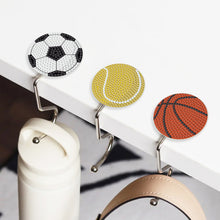 Load image into Gallery viewer, 3Pcs Cute Cartoon Rhinestone Painting Keychain Hanger Diamond Painting Art Hooks
