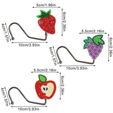 Load image into Gallery viewer, 3Pcs Cute Cartoon Rhinestone Painting Keychain Hanger Diamond Painting Art Hooks
