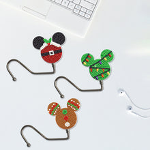 Load image into Gallery viewer, 3Pcs Cute Cartoon Rhinestone Painting Keychain Hanger Diamond Painting Art Hooks
