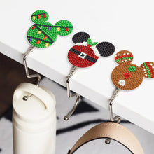 Load image into Gallery viewer, 3Pcs Cute Cartoon Rhinestone Painting Keychain Hanger Diamond Painting Art Hooks
