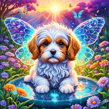 Load image into Gallery viewer, Diamond Painting - Full Round - Elf dog (30*30CM)
