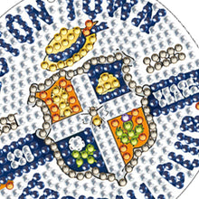Load image into Gallery viewer, PET Double Sided Special Shaped Luton Town Football Club DIY Diamond Art Keyring
