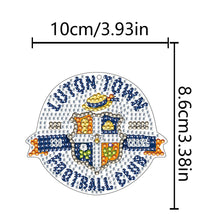 Load image into Gallery viewer, PET Double Sided Special Shaped Luton Town Football Club DIY Diamond Art Keyring
