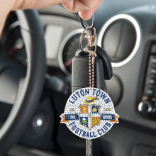 Load image into Gallery viewer, PET Double Sided Special Shaped Luton Town Football Club DIY Diamond Art Keyring
