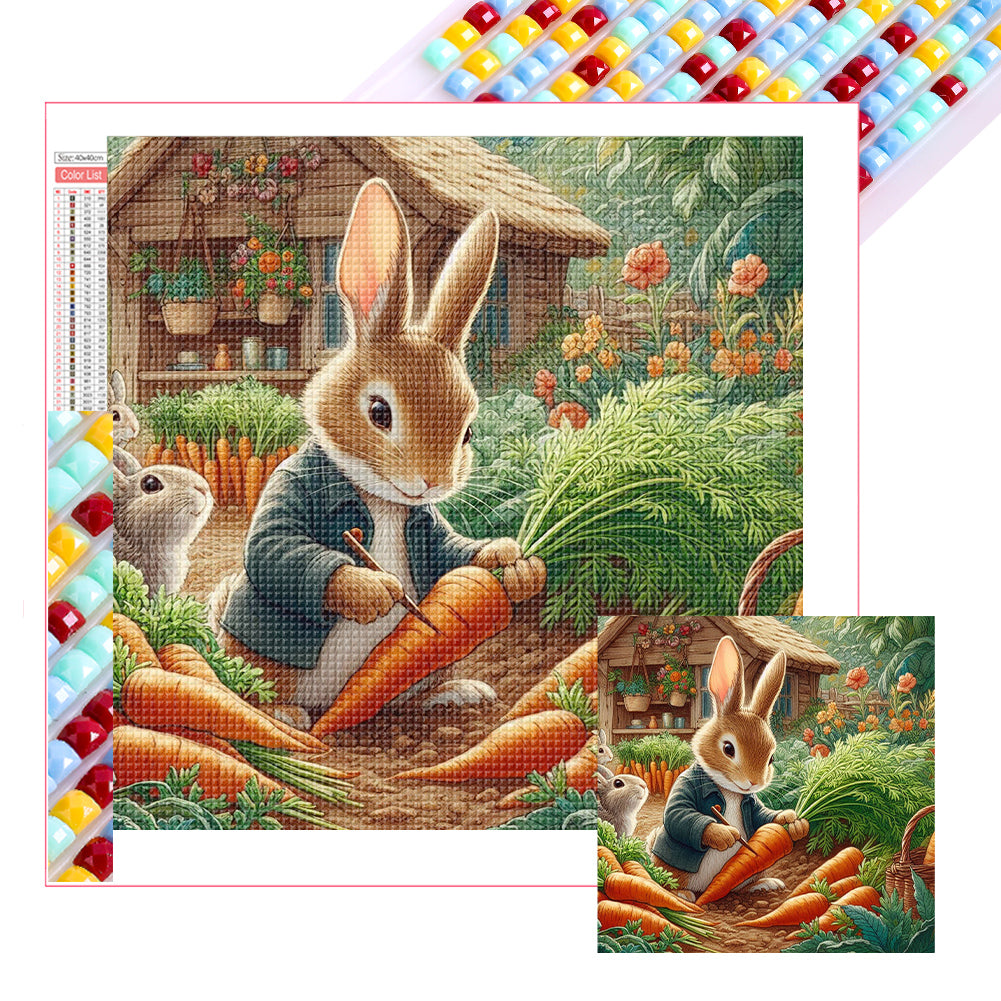 Diamond Painting - Full Square - Peter Rabbit's manor (40*40CM)