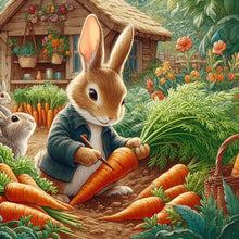 Load image into Gallery viewer, Diamond Painting - Full Square - Peter Rabbit&#39;s manor (40*40CM)
