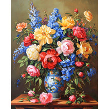 Load image into Gallery viewer, Diamond Painting - Full Square - Flowers in vase (40*50CM)
