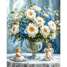 Load image into Gallery viewer, Diamond Painting - Full Square - Flowers in vase (40*50CM)
