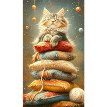 Load image into Gallery viewer, Diamond Painting - Full Square - Cat (40*70CM)
