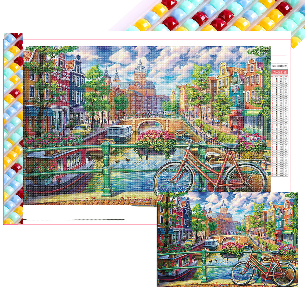 Diamond Painting - Full Square - Venice water city (60*40CM)